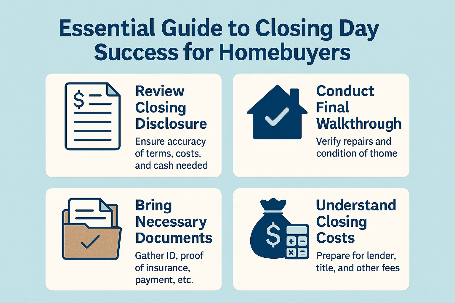 Homebuying Success Infographic infographic