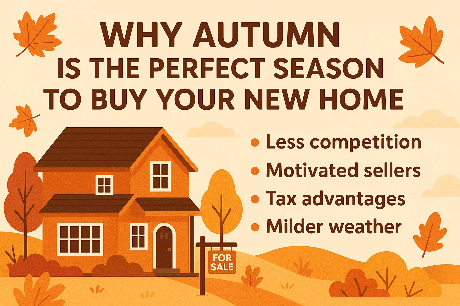 Autumn Homebuying Tips infographic