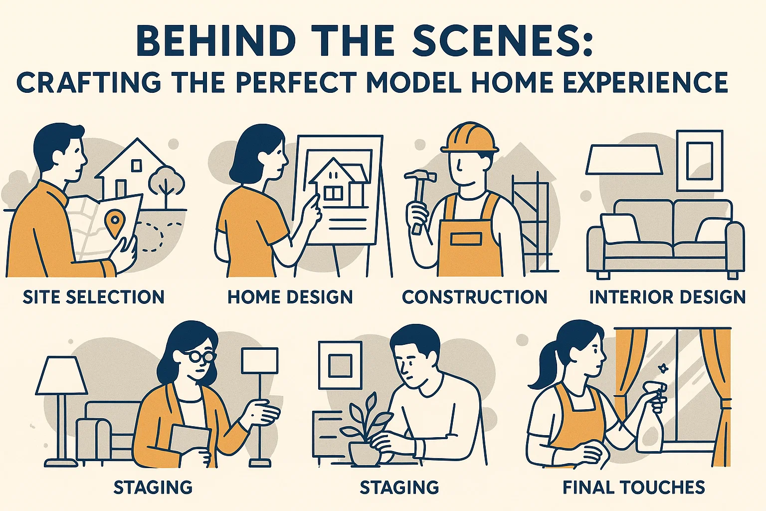 Model Home Experience infographic