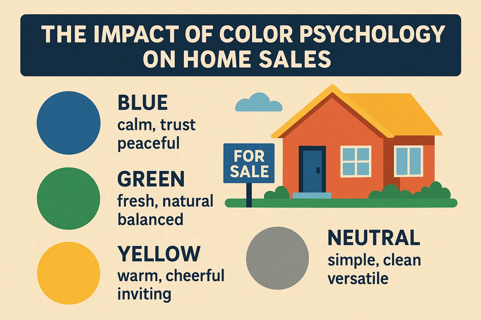Color Psychology in Sales infographic