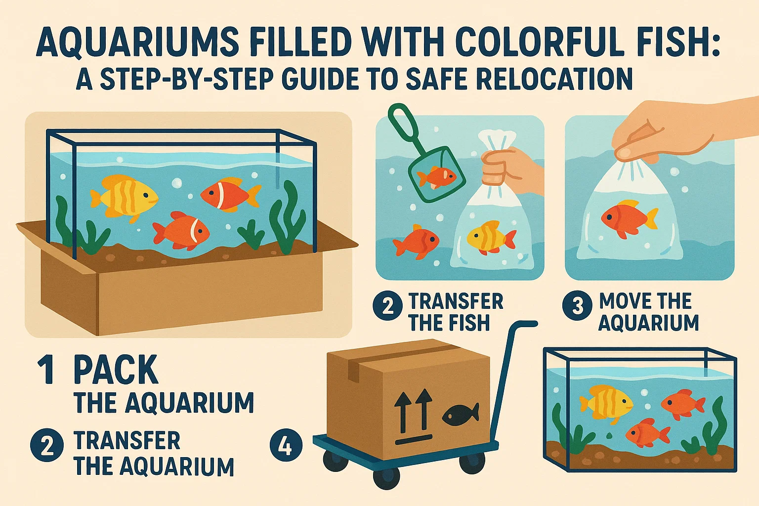 Aquarium Moving Guide infographic