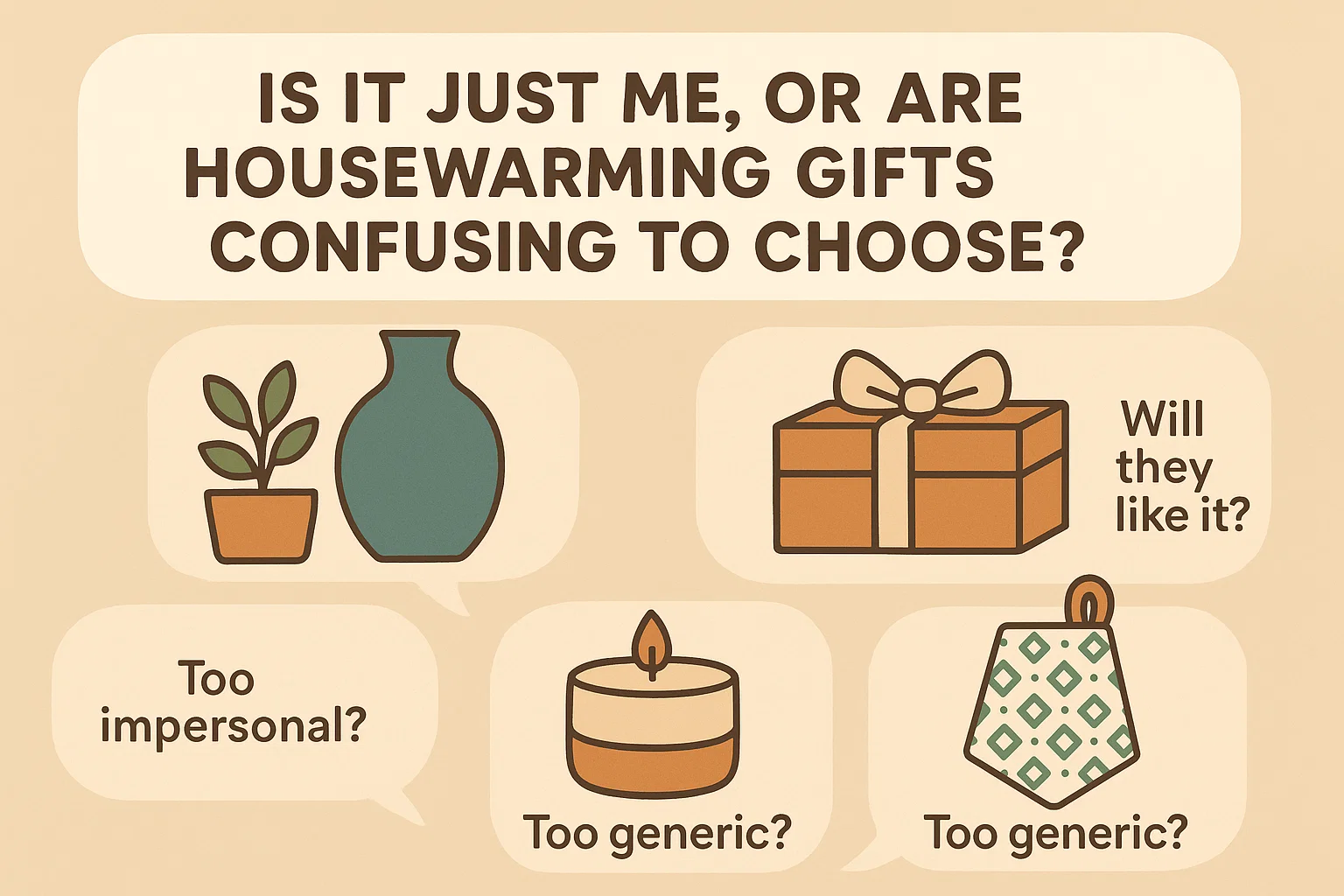 Housewarming Gift Guide infographic