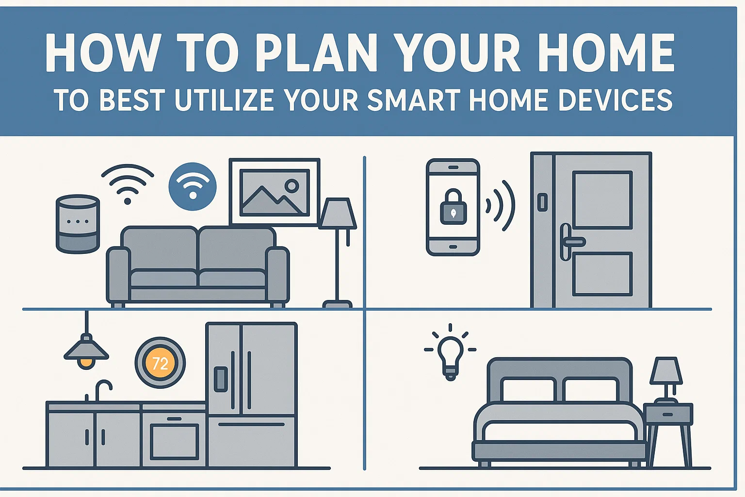 Smart Home Planning Tips infographic