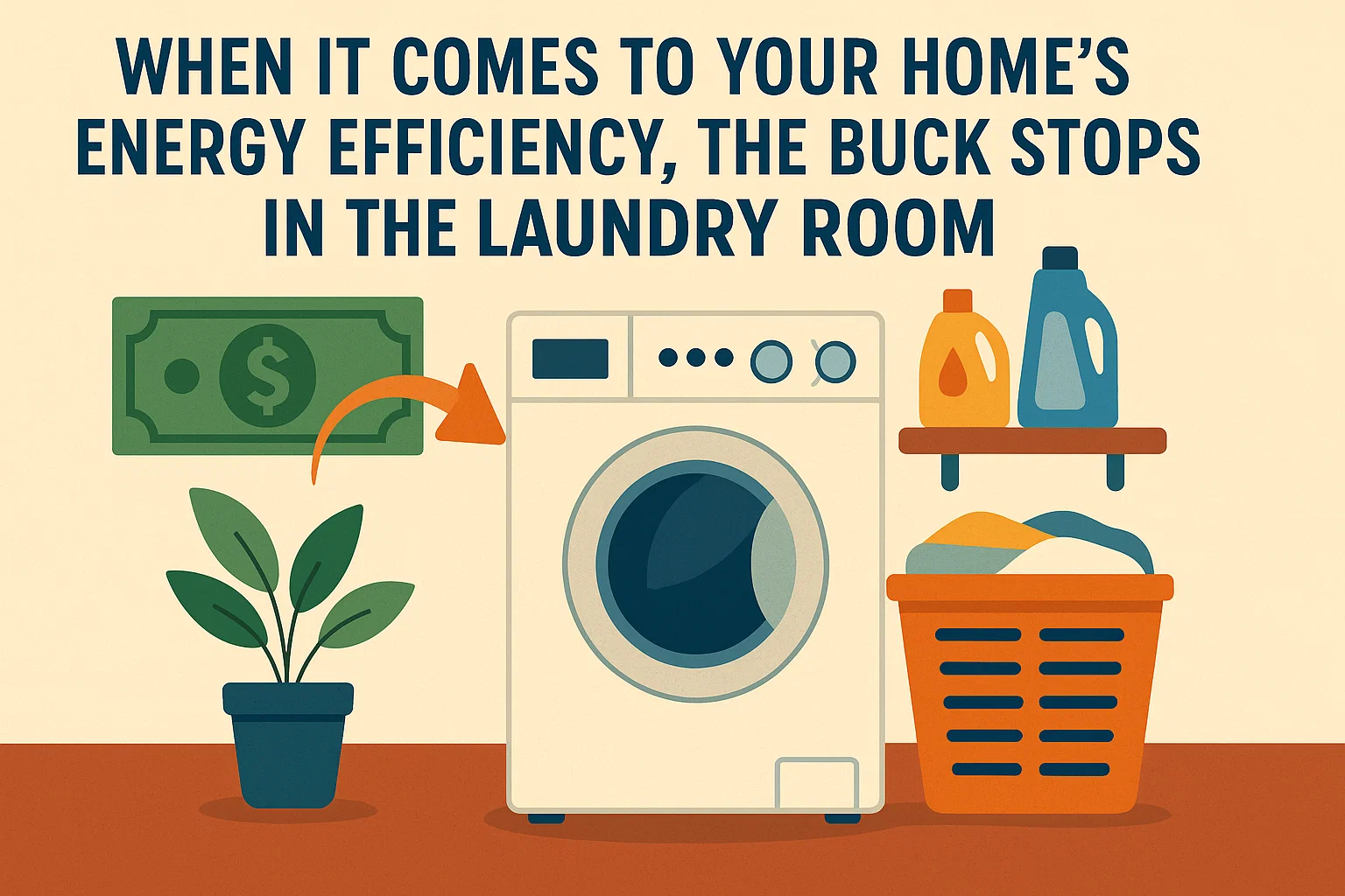 Laundry Room Efficiency infographic