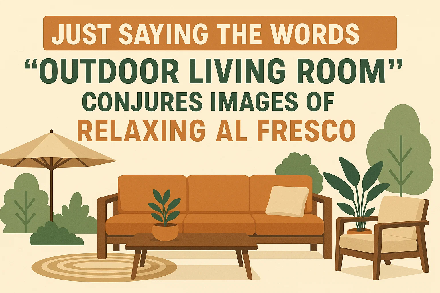 Outdoor Living Haven infographic