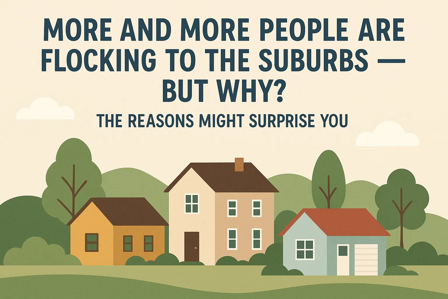Suburban Migration Reasons infographic