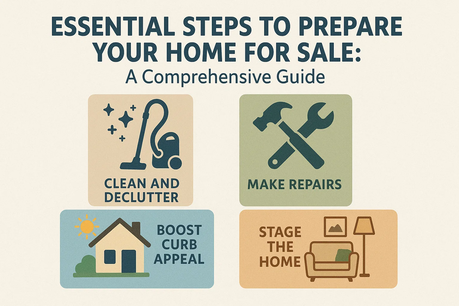 Home Sale Preparation infographic