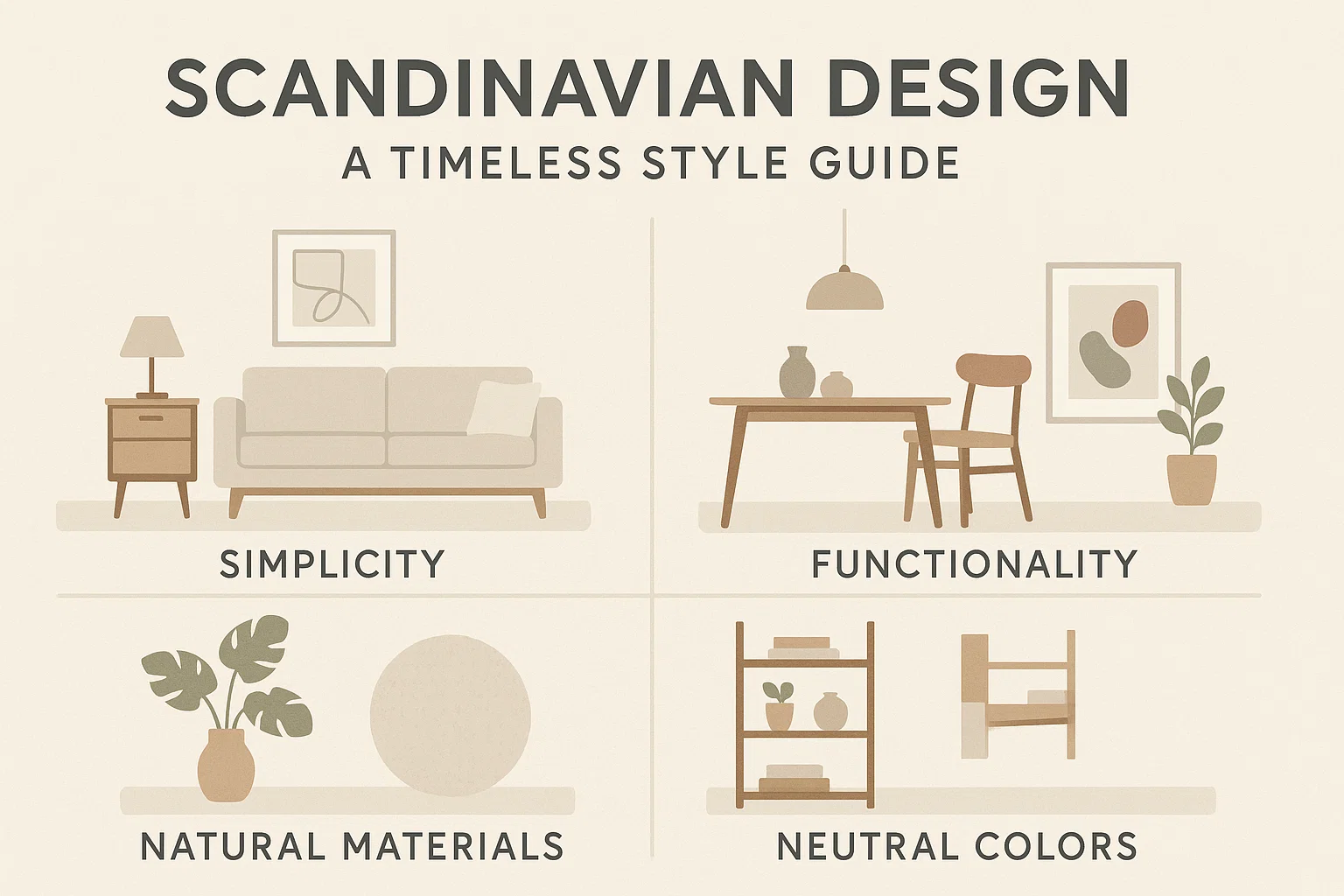 Scandinavian Design Guide infographic