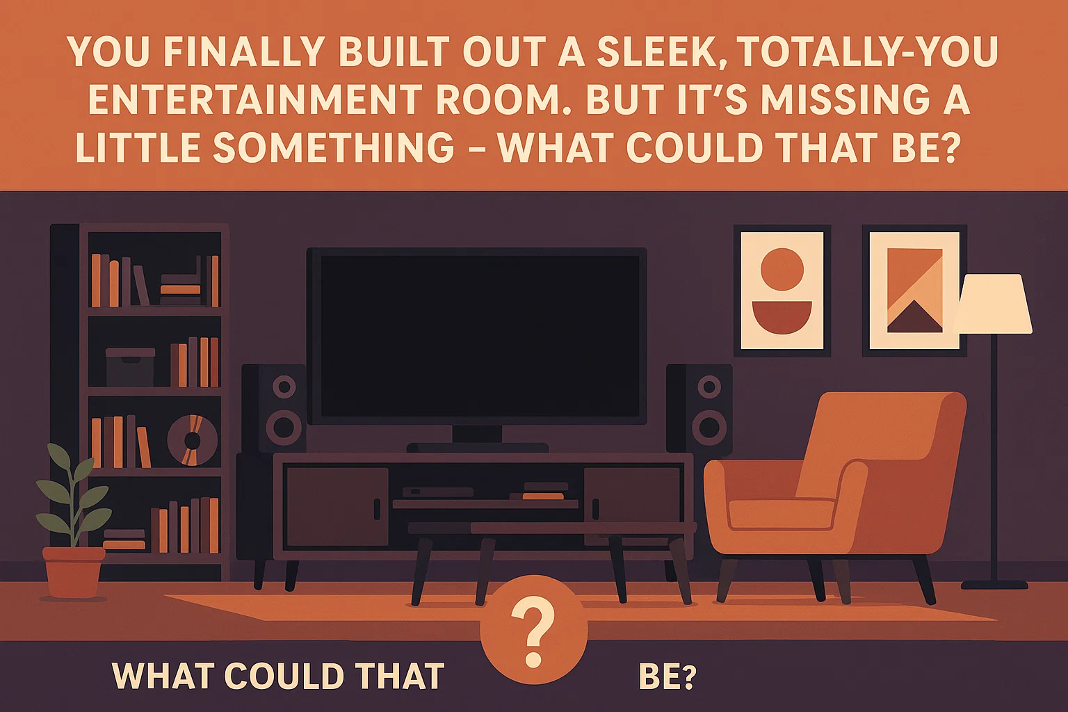 Entertainment Room Essentials infographic