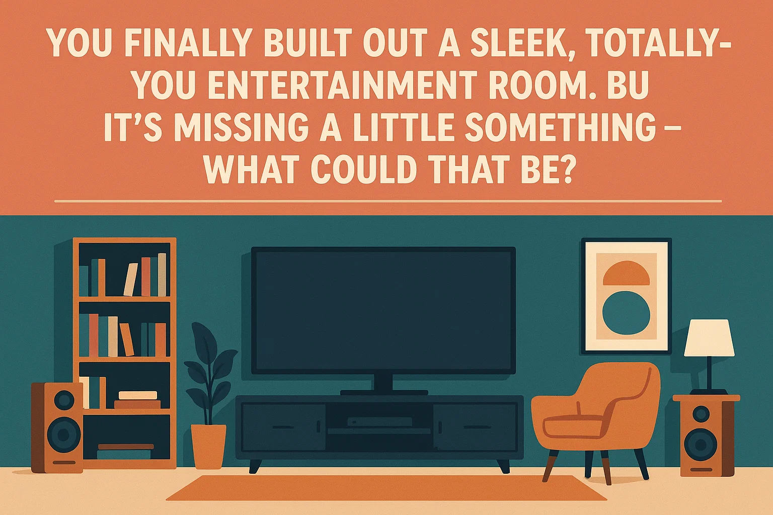 Entertainment Room Essentials infographic