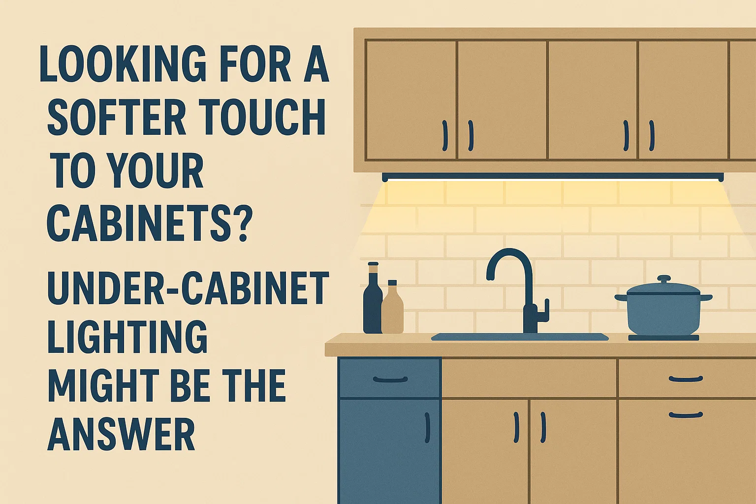 Under-Cabinet Lighting Benefits infographic