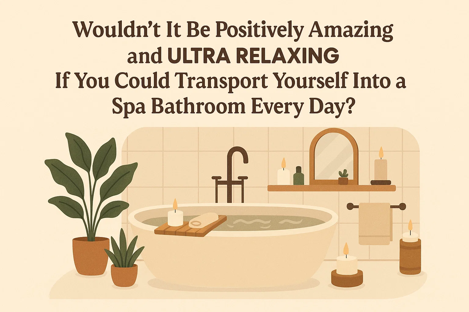 Spa Bathroom Experience infographic