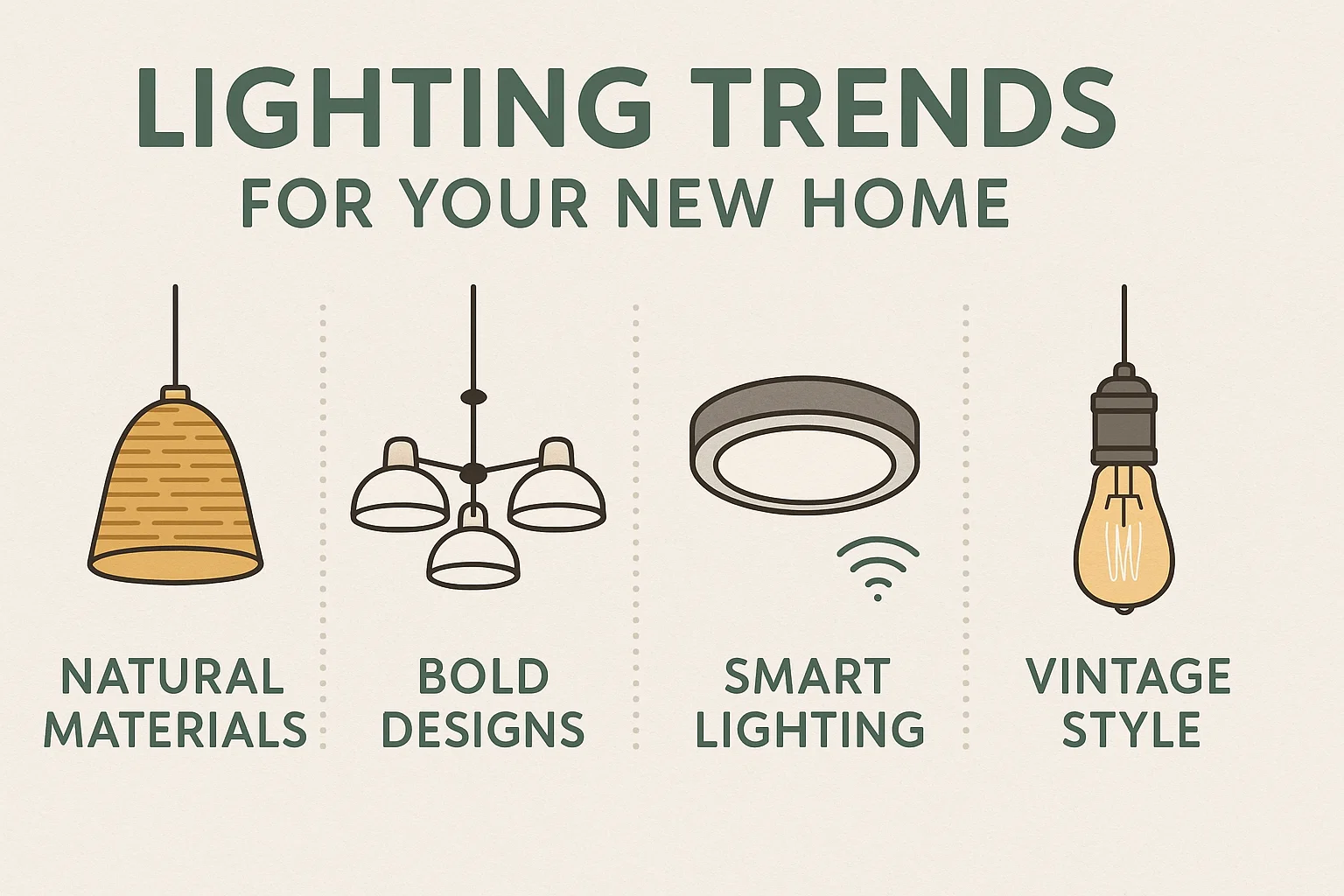 Home Lighting Trends infographic