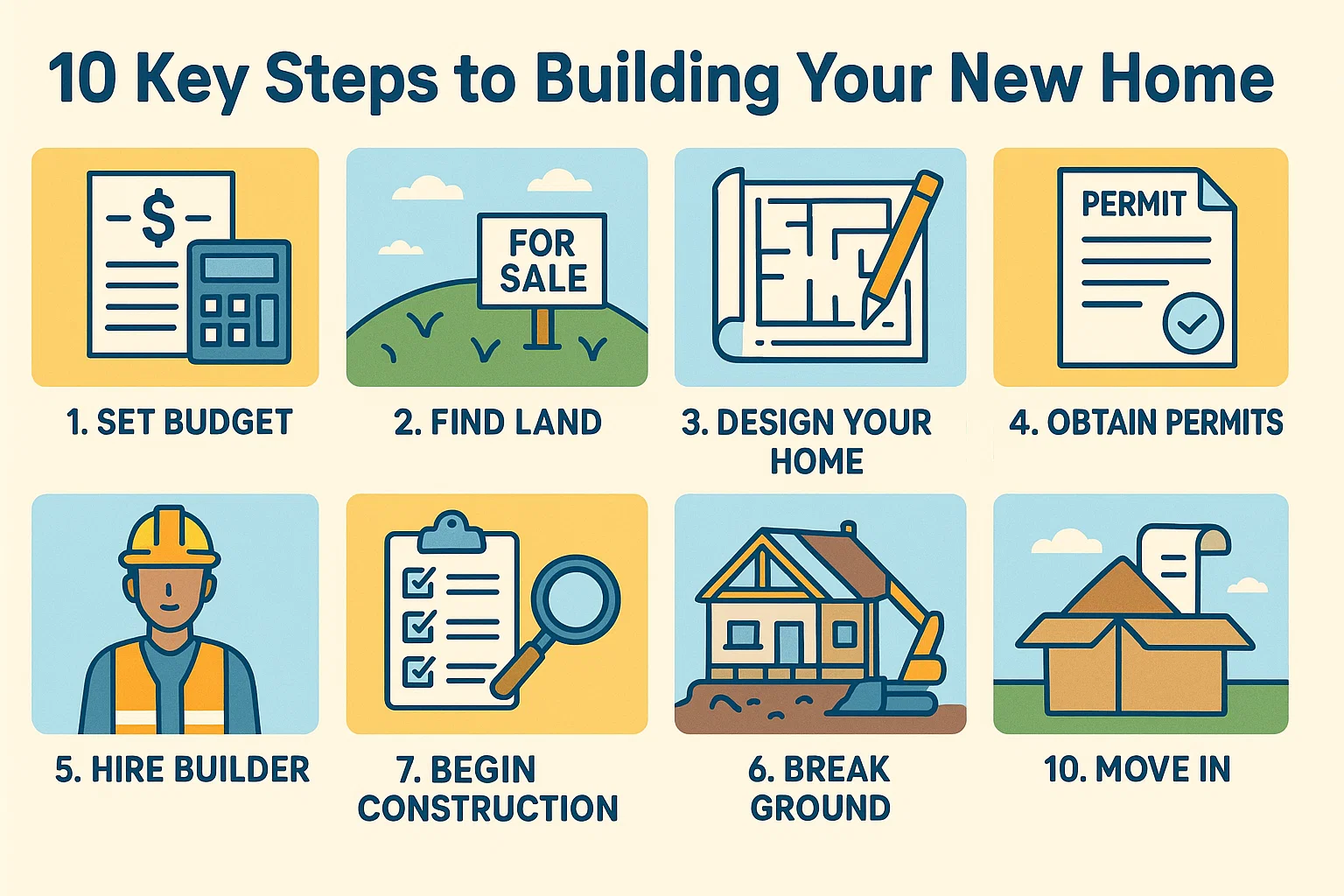 Home Building Guide infographic