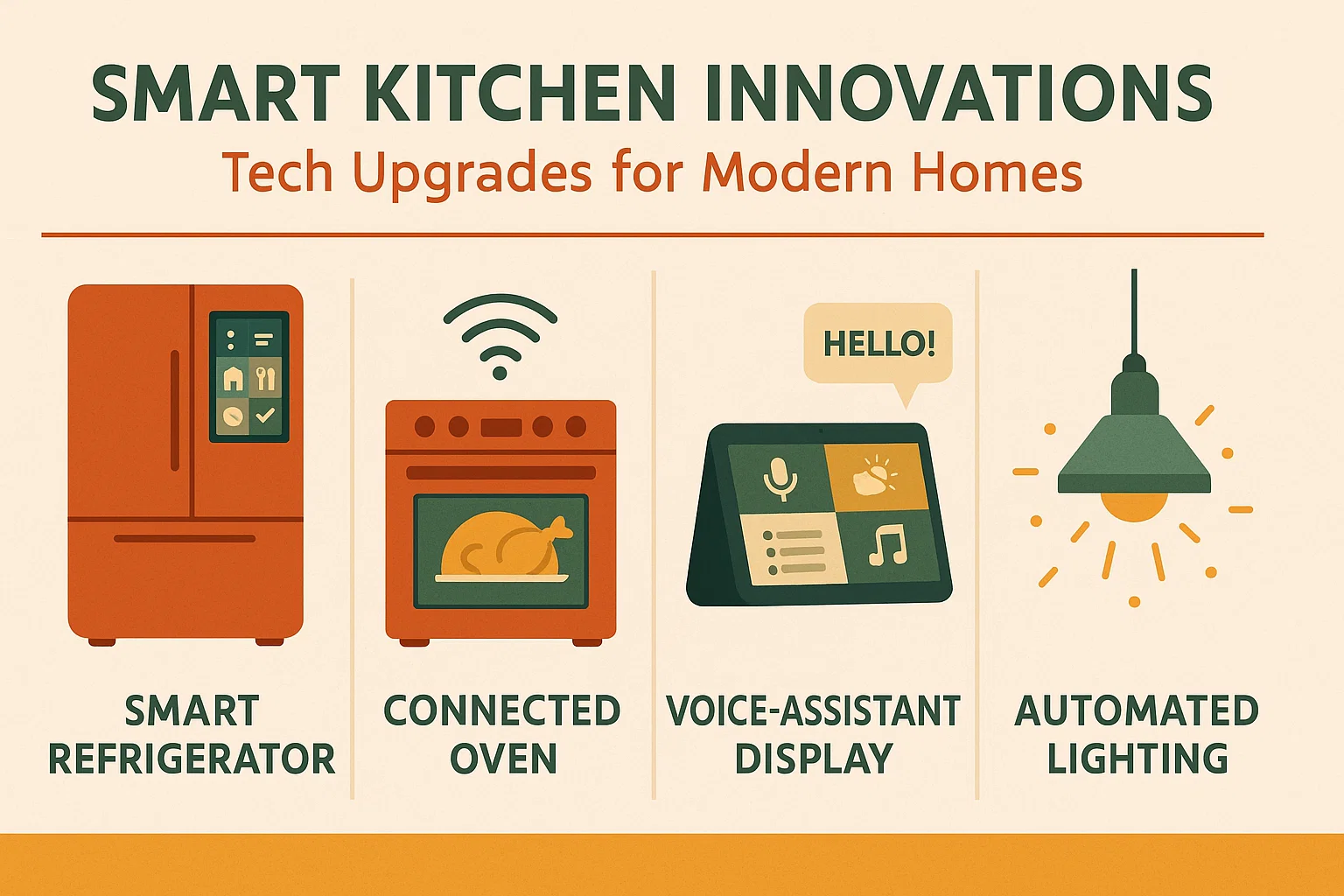 Smart Kitchen Innovations infographic