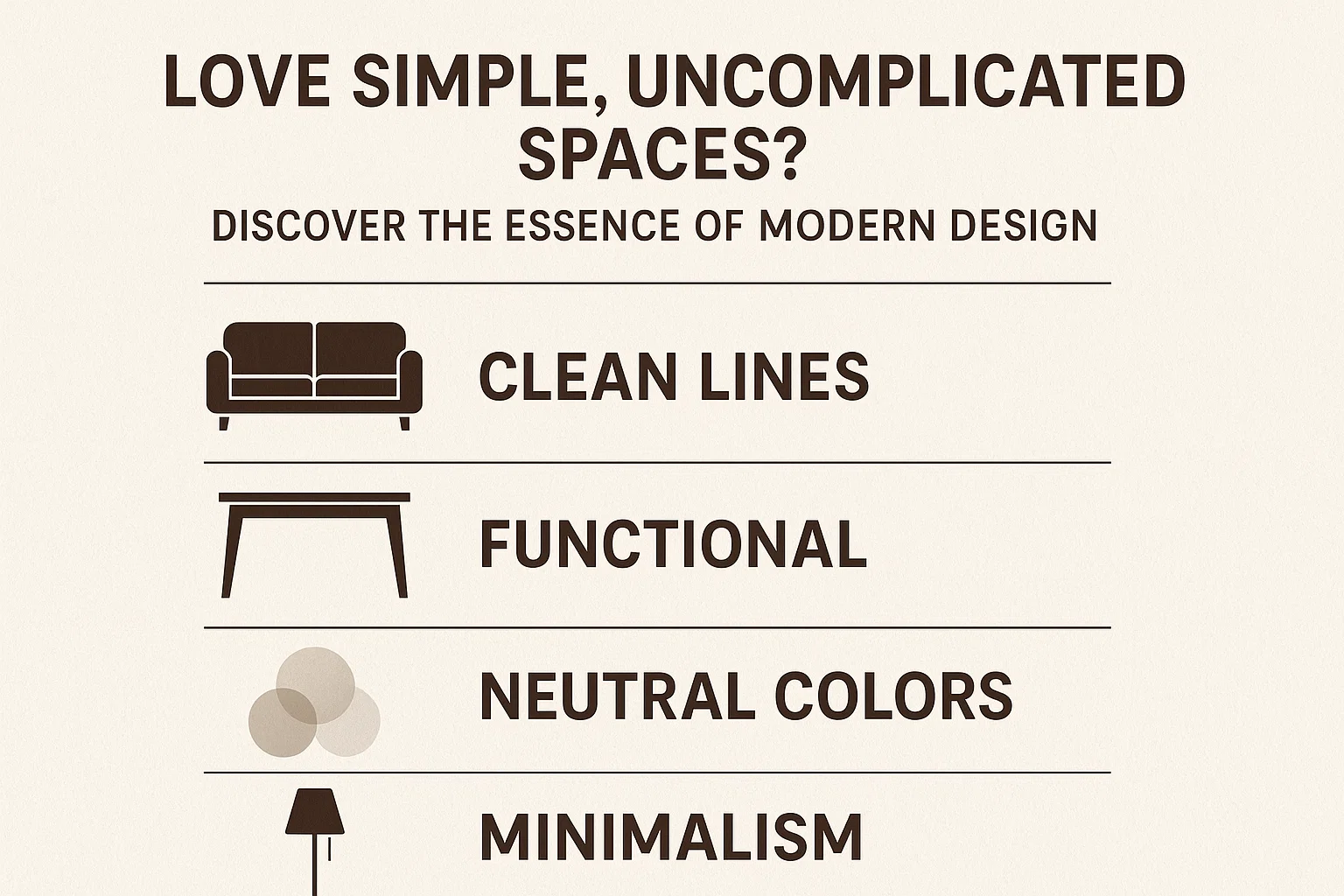 Modern Design Essence infographic