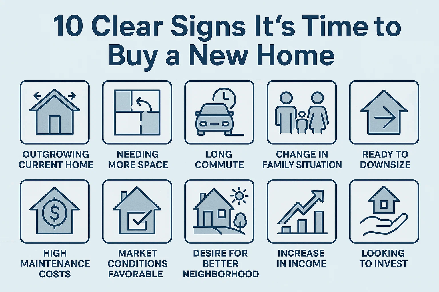 Time for New Home infographic