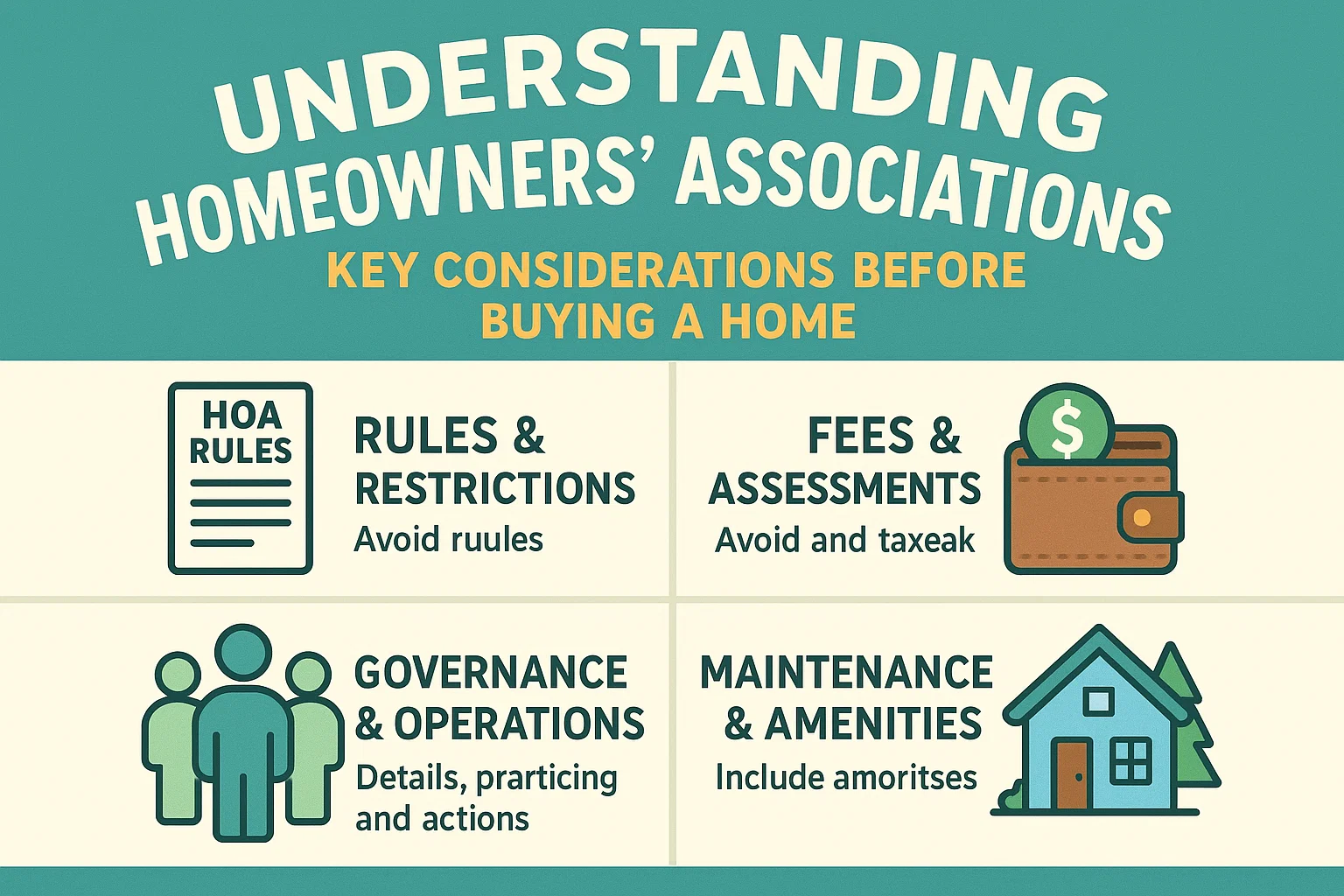 Homebuyers' HOA Guide infographic