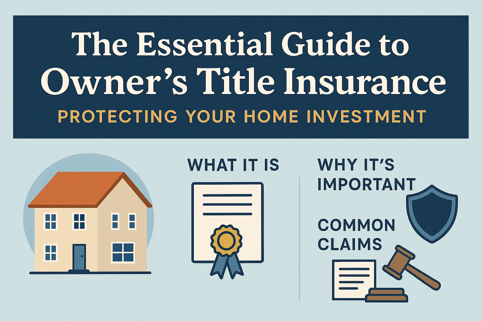 Owner’s Title Insurance infographic
