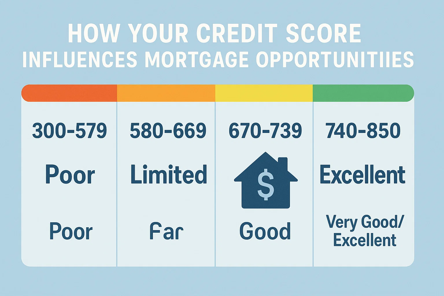 Credit Score Impact infographic