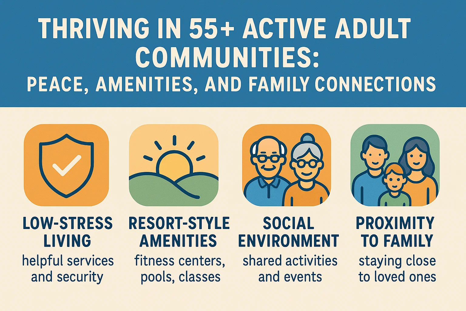 55+ Community Infographic infographic