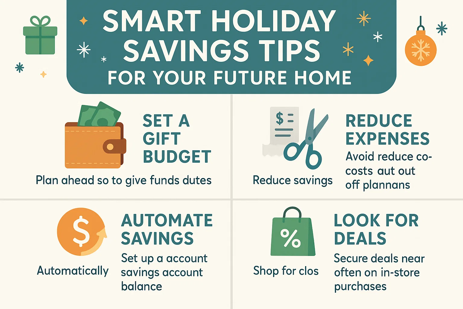 Smart Savings for Home infographic