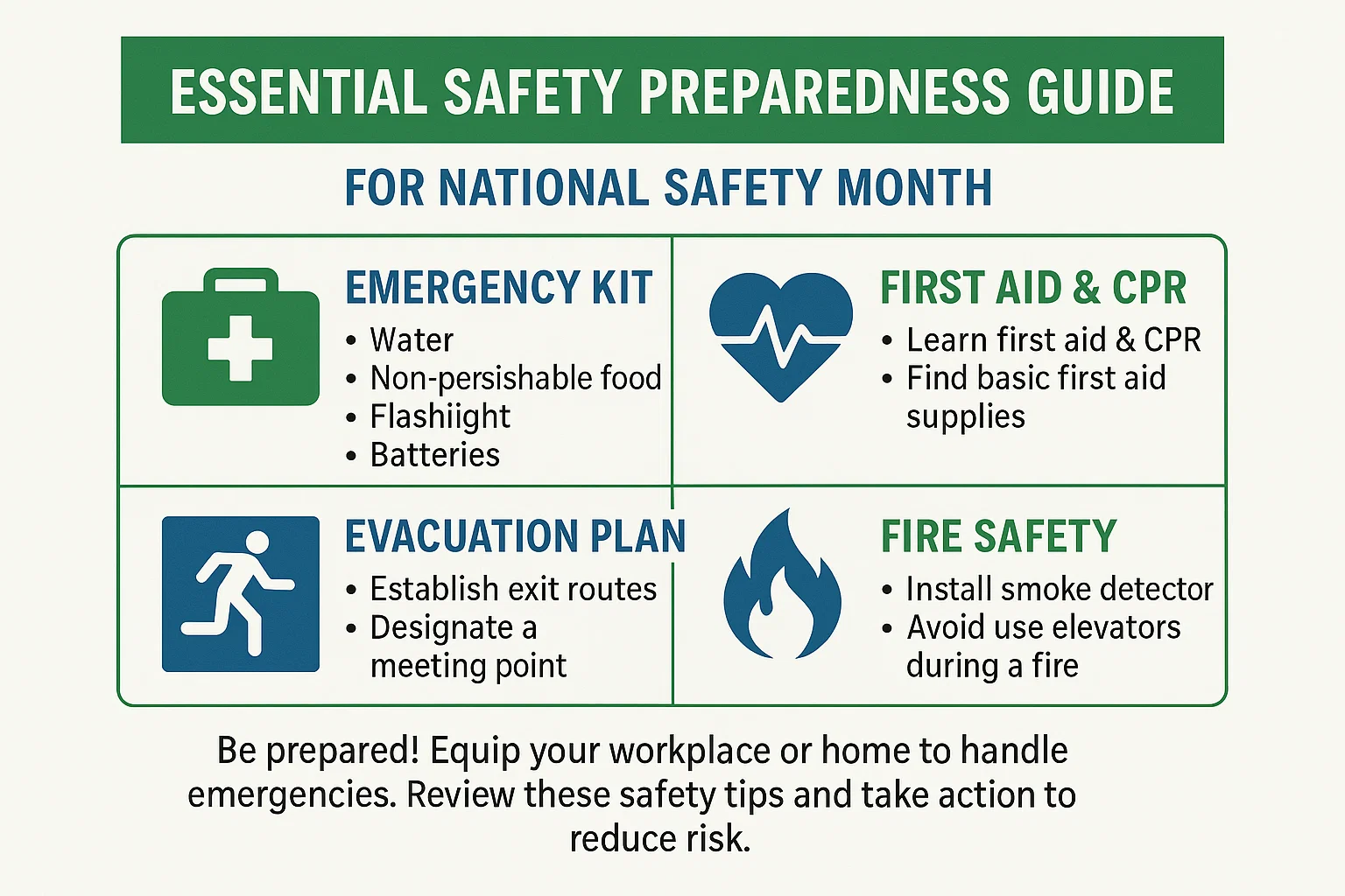 National Safety Infographic infographic