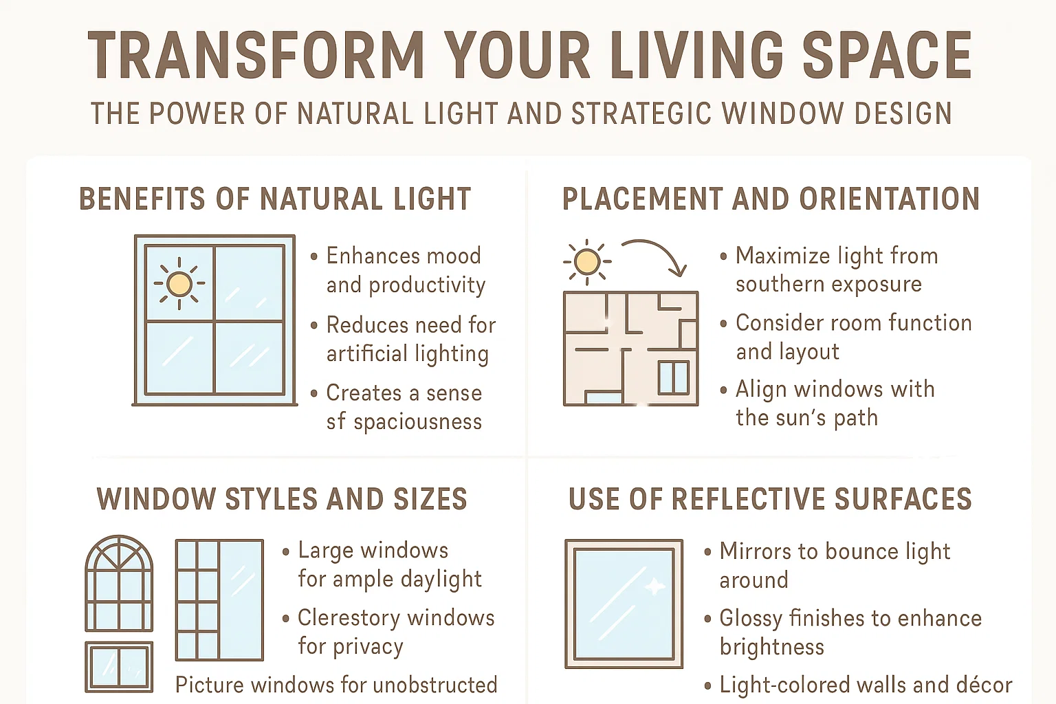 Natural Light Living infographic