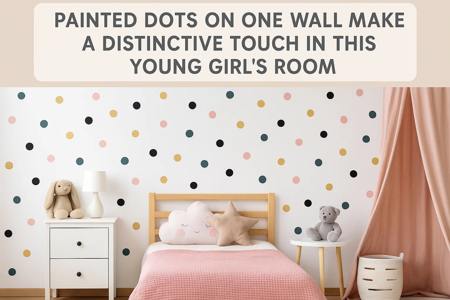 Dotty Girl's Room Decor infographic