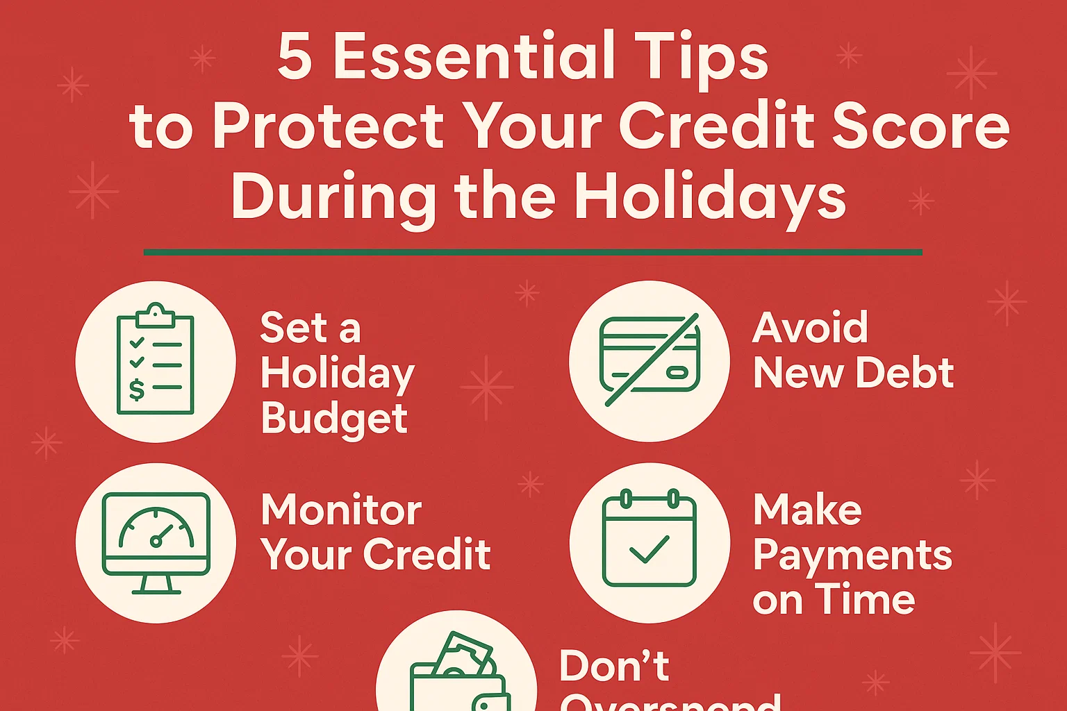 Credit Score Protection Tips infographic