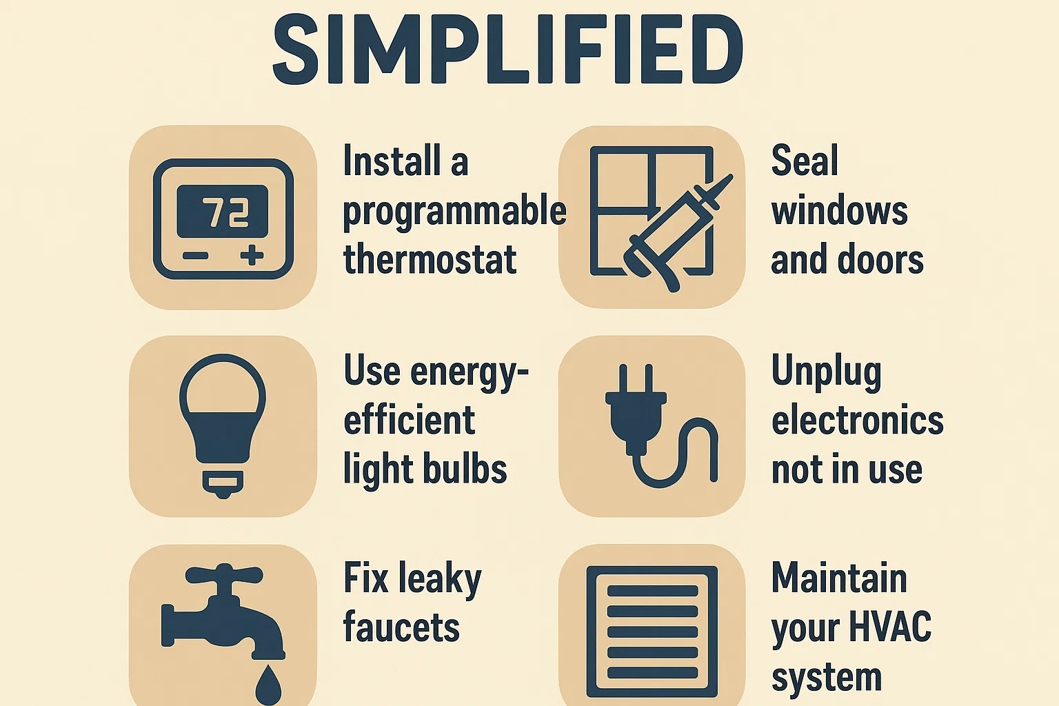 Budget Home Tips infographic