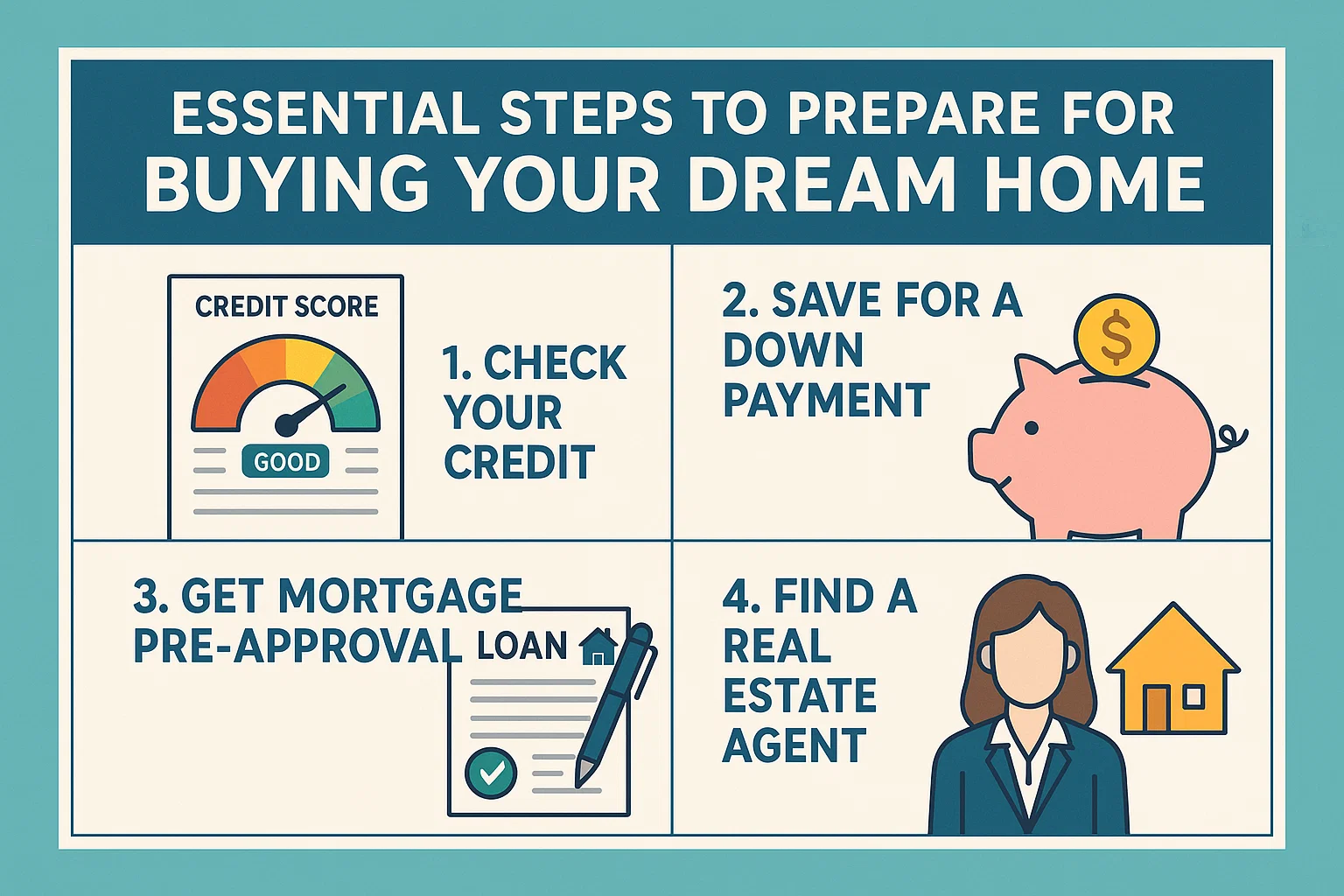 Dream Home Preparation Guide infographic
